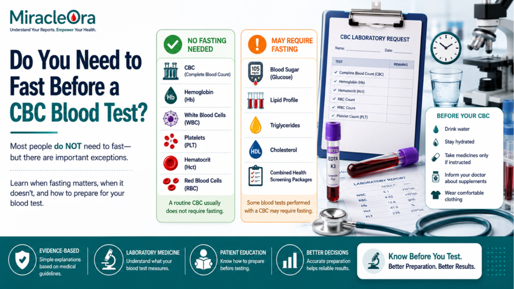 Do You Need to Fast Before a CBC Blood Test?