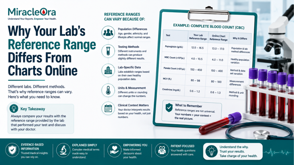Why Your Lab’s Reference Range Differs From Charts Online
