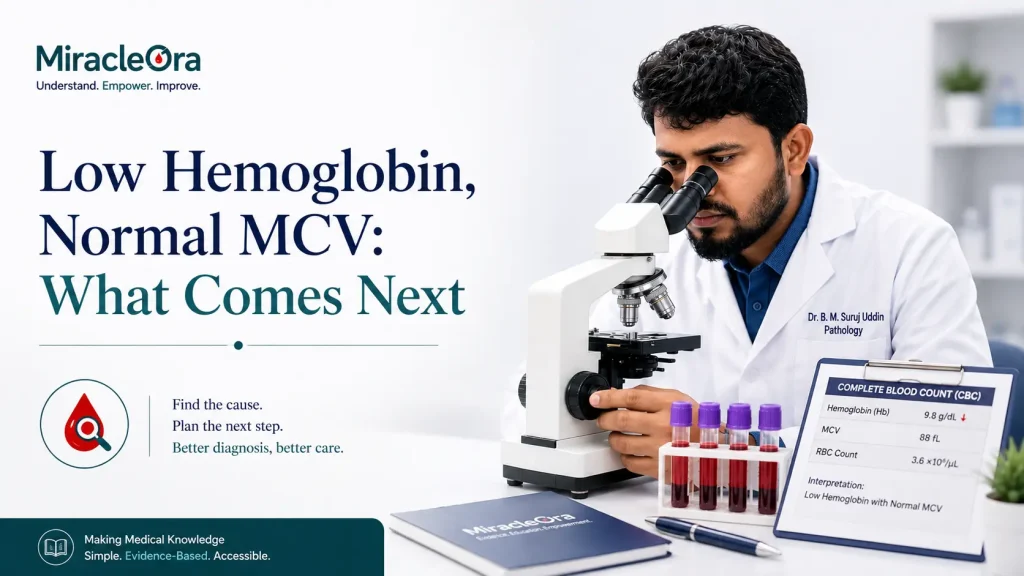 Low Hemoglobin, Normal MCV: What Comes Next