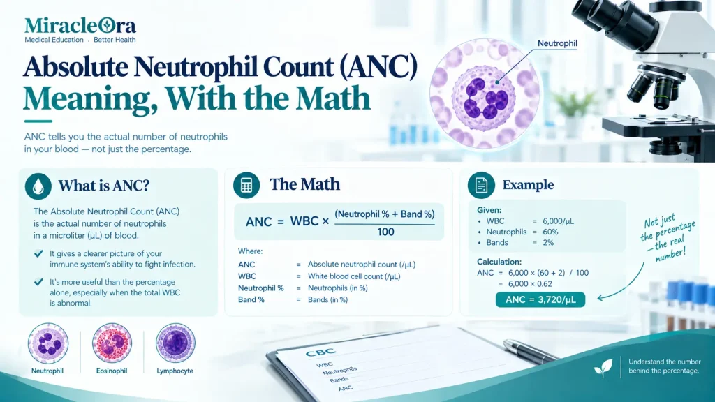 Absolute Neutrophil Count (ANC) Meaning, With the Math