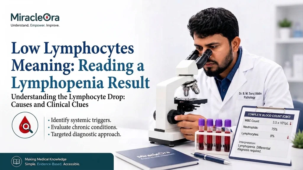 Low Lymphocytes Meaning: Reading a Lymphopenia Result