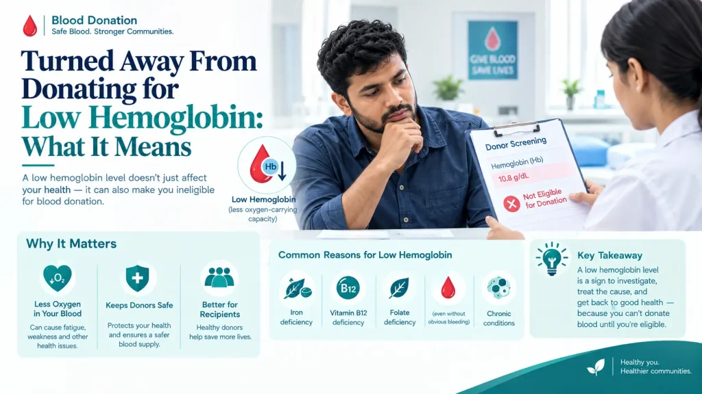 Turned Away From Donating for Low Hemoglobin: What It Means